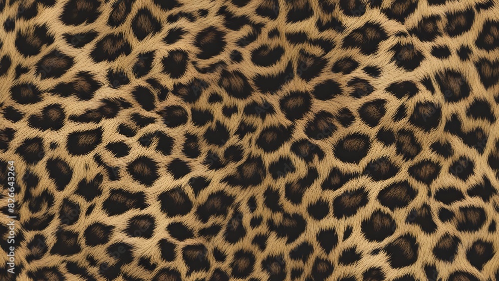 Leopard skin texture, real hair background Leopard skin texture, real hair background