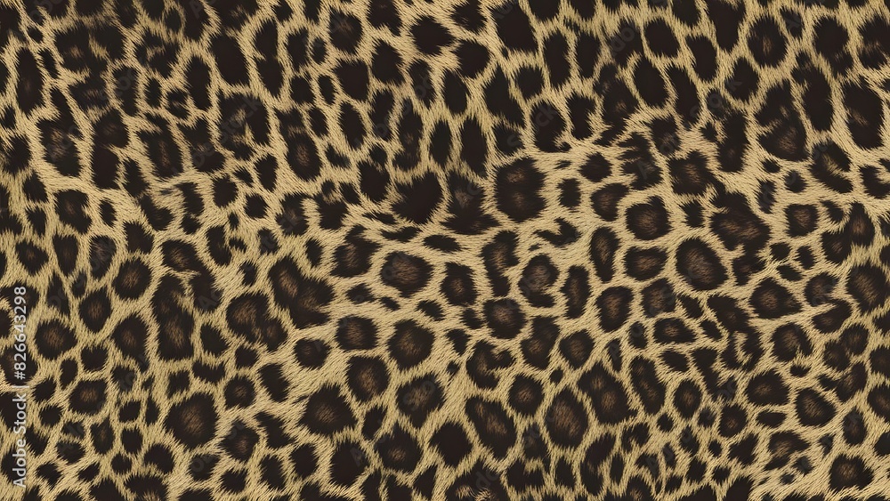 Leopard skin texture, real hair background Leopard skin texture, real hair background