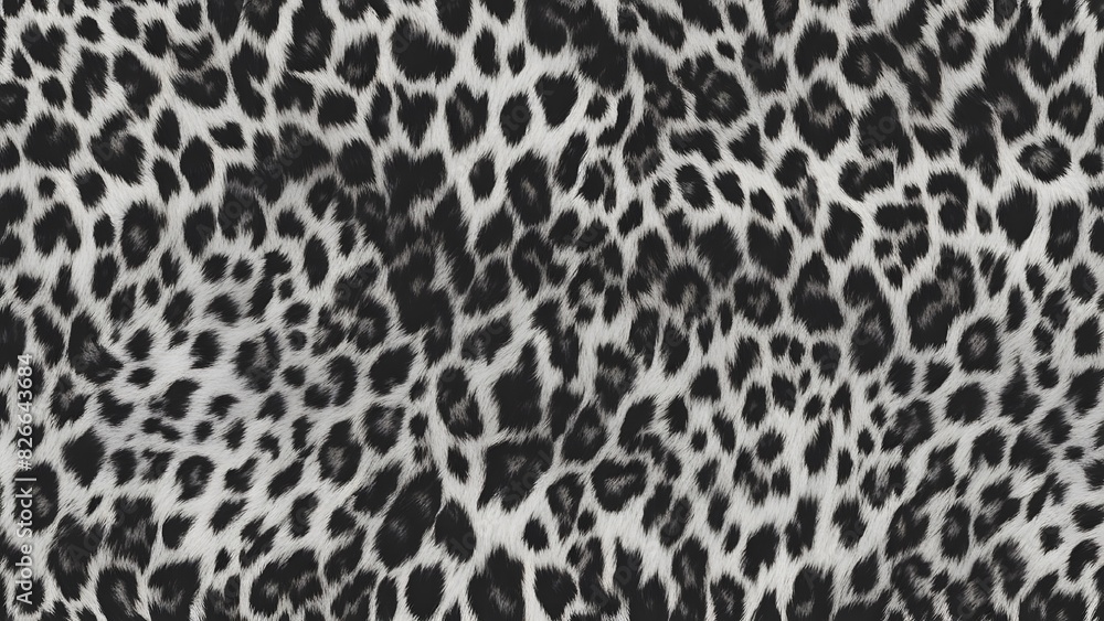 leopard background skin texture black white hairy print leopard background skin texture black white hairy print