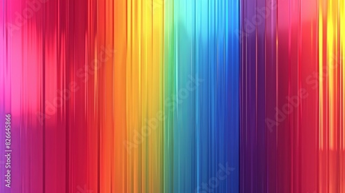 A vivid rainbow gradient background with vertical stripes and smooth transitions between colors.
