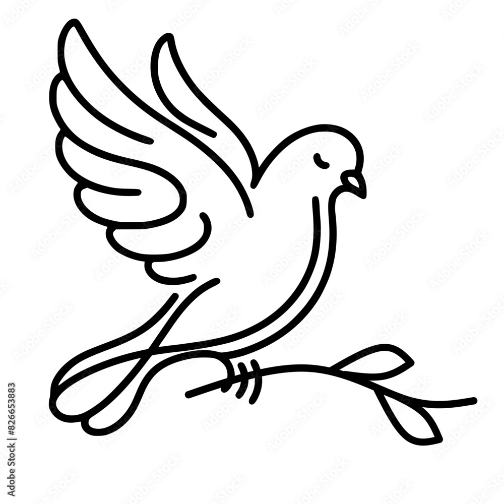 Fototapeta premium dove of peace