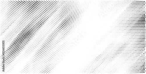 Halftone background vector, abstract backdrop design with two tone pattern and copy space for edit your content	