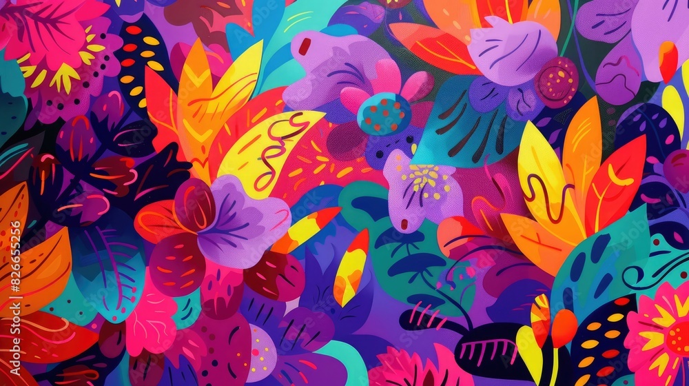 Vibrant backdrop and pattern Vibrant backdrop and pattern