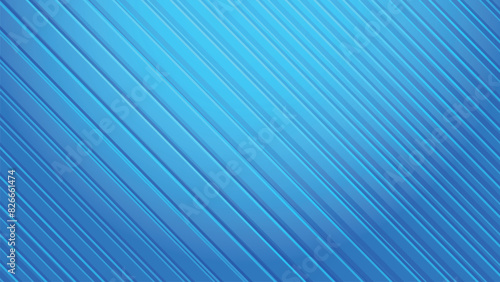 Blue abstract gradient background decomposed into colored lines