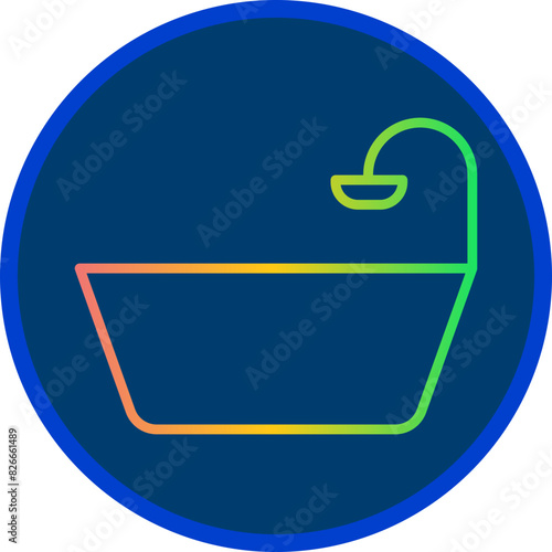 Bathtub Icon Design