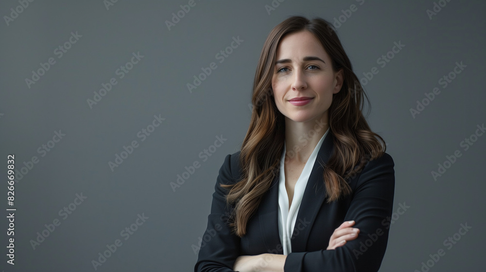 Confident Female Executive in Professional Attire Confident Female Executive in Professional Attire