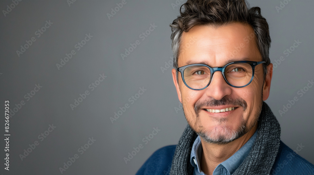 Confident Businessman Portrait with Approachable Vibe Confident Businessman Portrait with Approachable Vibe