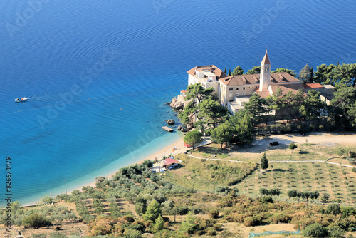 Fototapeta Naklejka Na Ścianę i Meble -  the lovely monastery of Bol, island Brac, Croatia