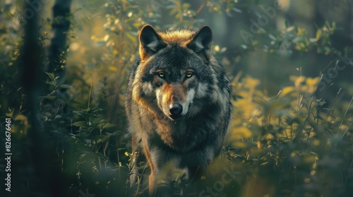 A wolf in the wild © Elen