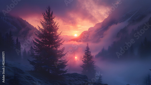 sunrise in the mountains © Sthefany