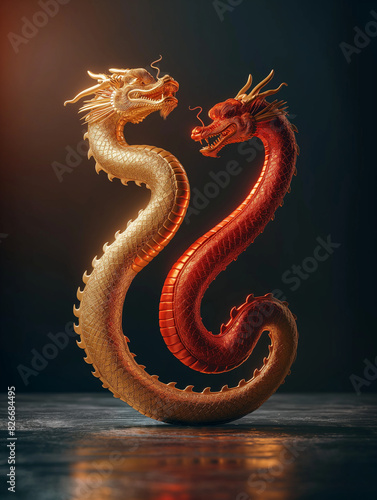 Drachen Symbol für chinesisches Neujahrsfest photo
