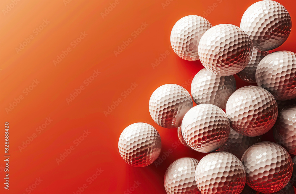 golf ball and tees, soft smooth lighting premium quality golf ball and tees, soft smooth lighting premium quality