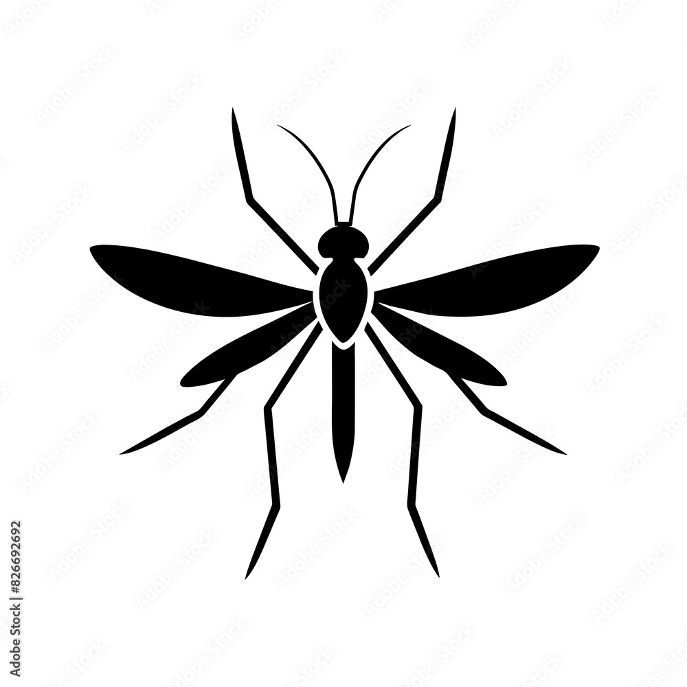 mosquito vector silhouette illustration mosquito vector silhouette illustration