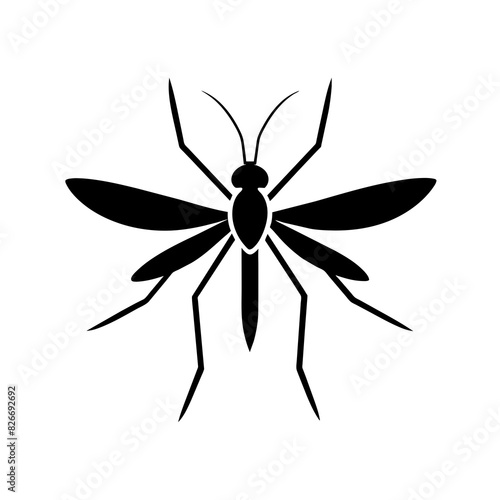 mosquito vector silhouette illustration © Shiju Graphics
