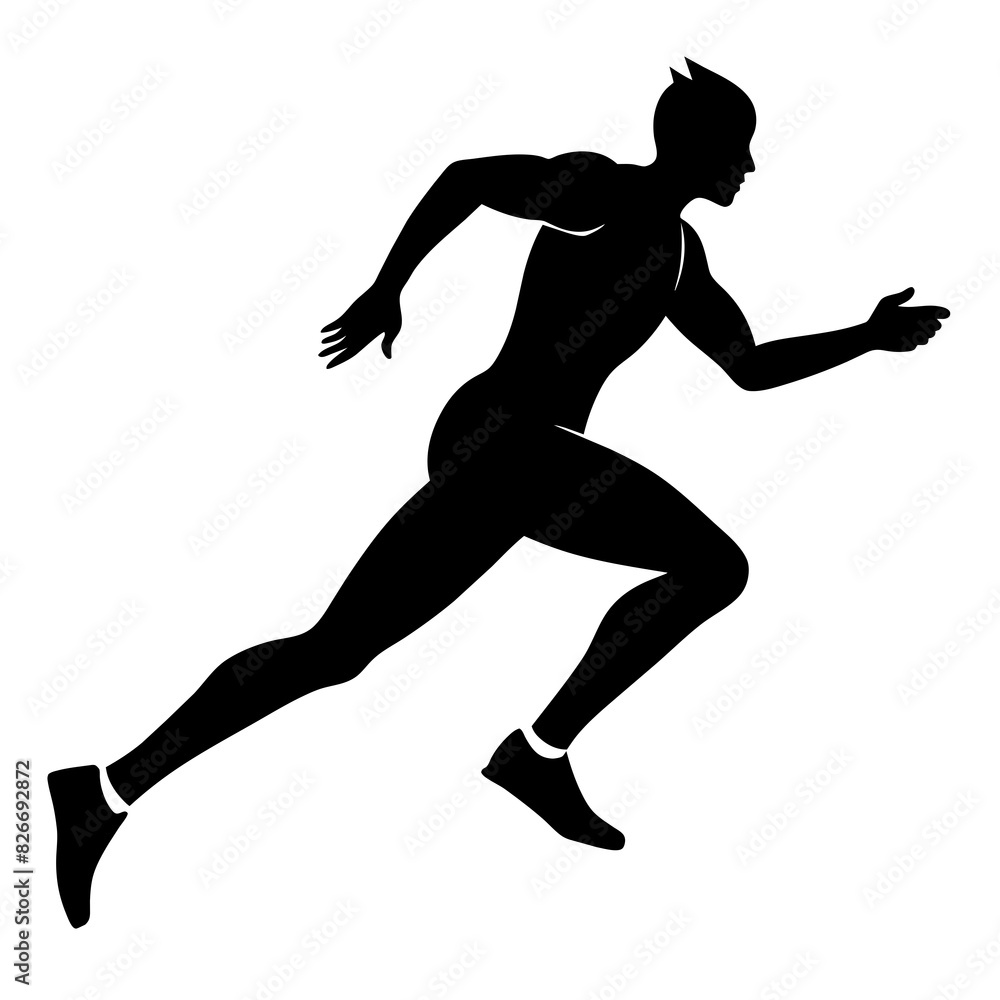man running vector silhouette illustration man running vector silhouette illustration