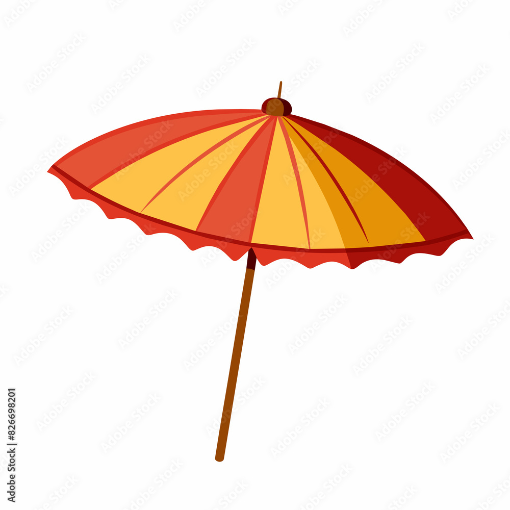 parasol isolated on white background