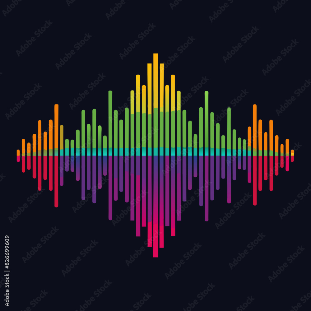 Dynamic Audio Spectrum Waveform