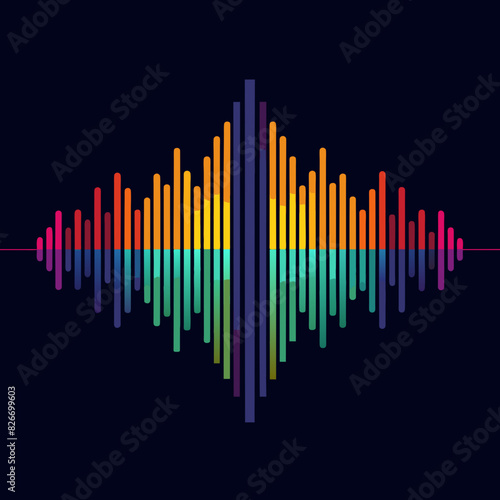 Dynamic Audio Spectrum Waveform