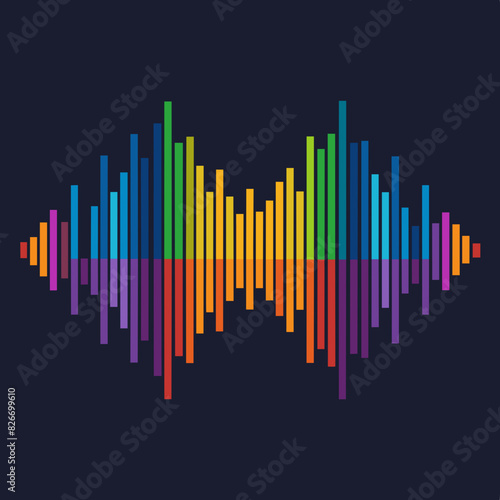 Dynamic Audio Spectrum Waveform