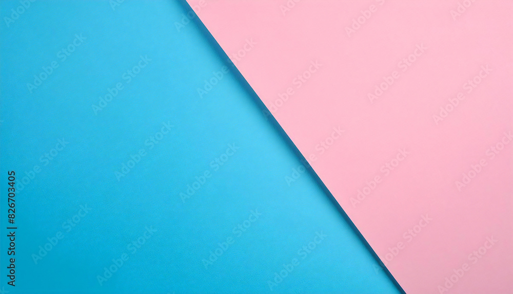 Pink and blue pastel color background. Pop and colorful wallpaper. Two tone background. Pink and blue pastel color background. Pop and colorful wallpaper. Two tone background.