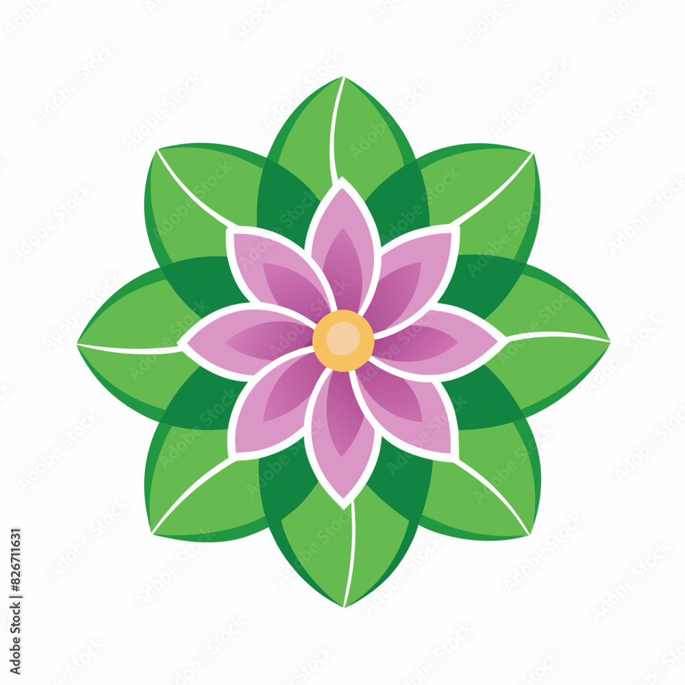 Fototapeta premium Elegant Flower Vector Illustration