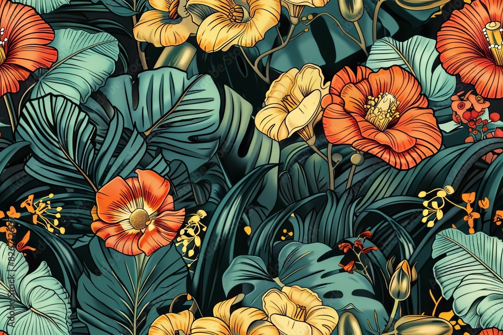 custom made wallpaper toronto digitalA world of vibrant flowers and lush greenery abounds