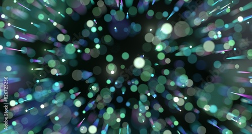 light wave background, 3d R...