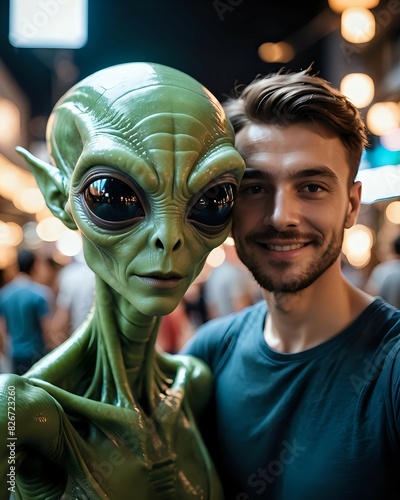 Selfie with alien