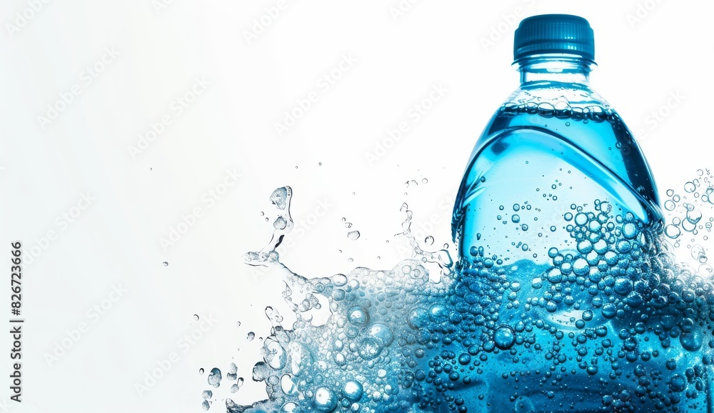 clear washing up liquid bottles isolated on a white background clear washing up liquid bottles isolated on a white background