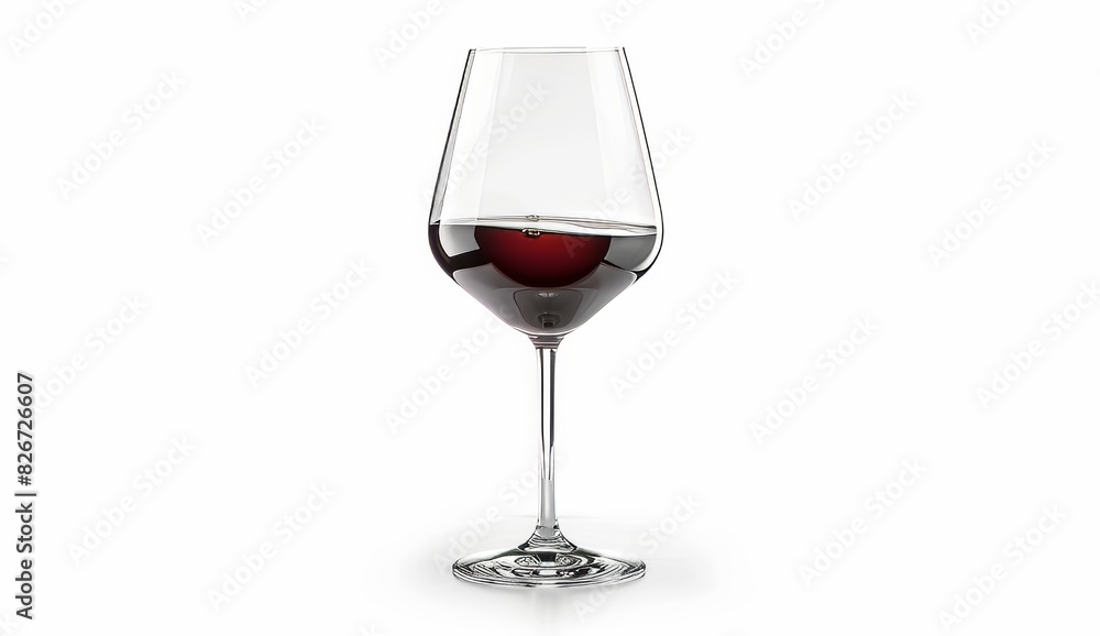 wine glass with red wine isolated on a white background wine glass with red wine isolated on a white background