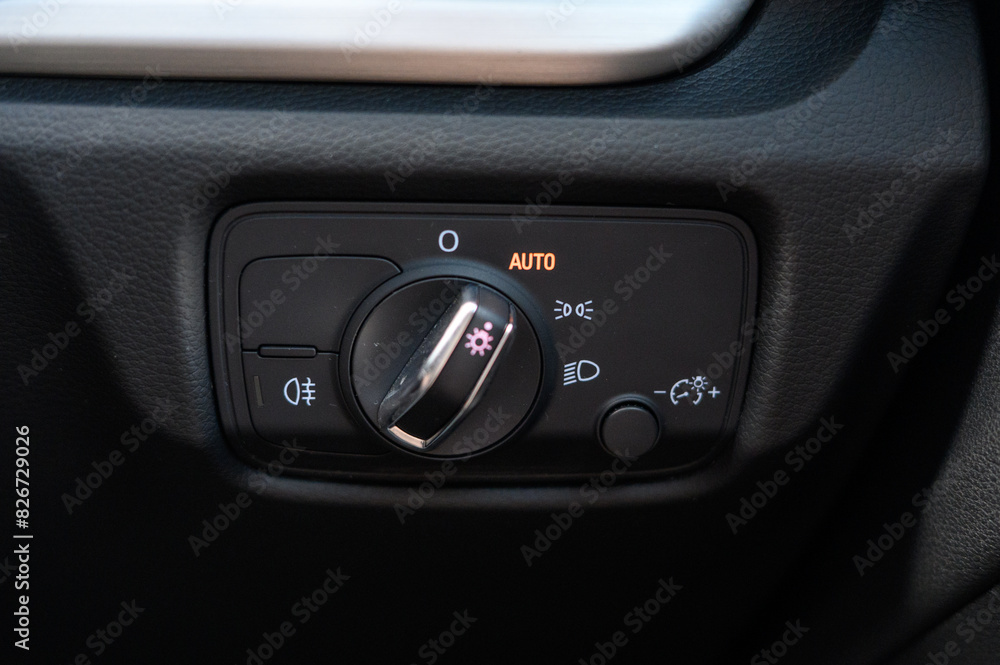 Car Light Control Panel with Auto Lights Feature Car Light Control Panel with Auto Lights Feature