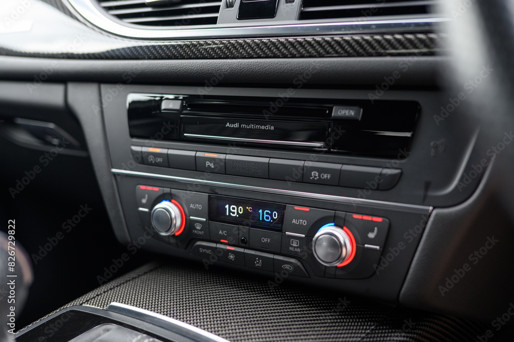 Dual Zone Climate Control Interface with A/C and Heated Seat Controls Dual Zone Climate Control Interface with A/C and Heated Seat Controls