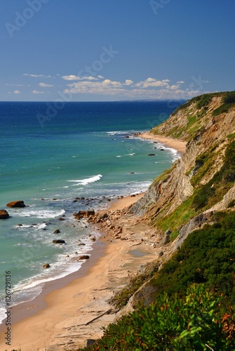 Fotografie Mohegan Bluffs, Block Island, RI