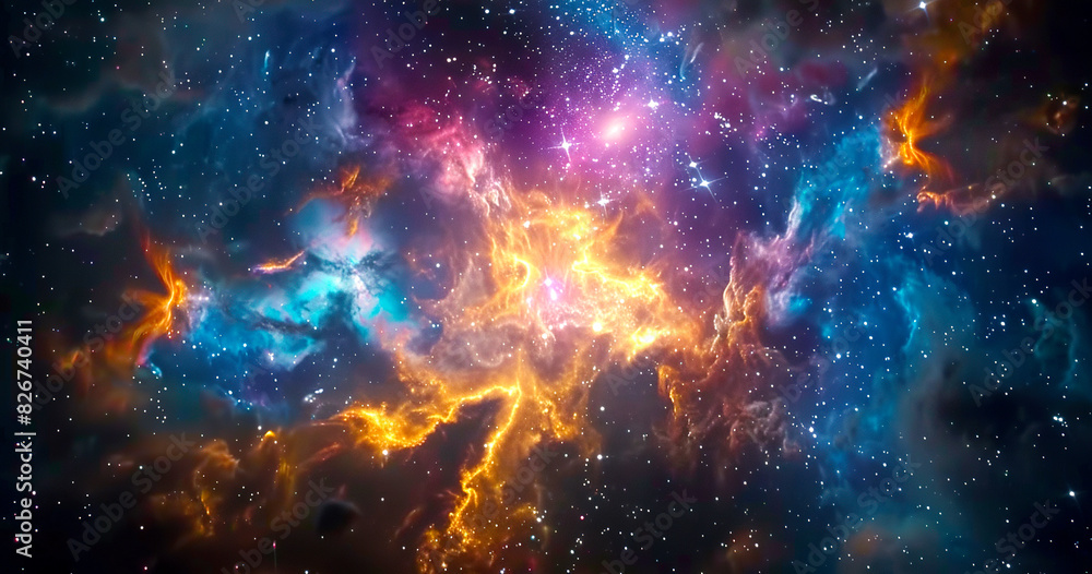 Background of galaxy and stars Background of galaxy and stars