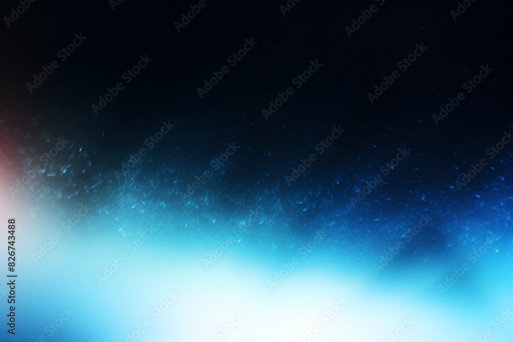 Obraz premium black blue , color gradient rough abstract background shine bright light and glow template empty space , grainy noise grungy texture on transparent background cutout 