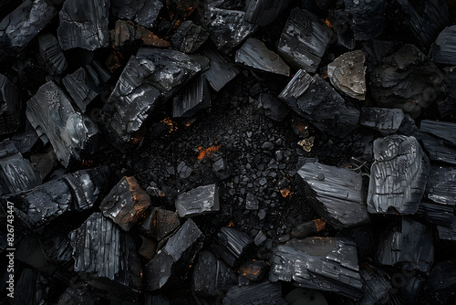 BBQ grill coal texture background