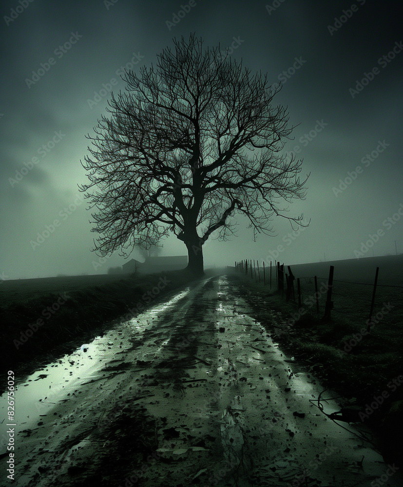 alberi, inverno, paesaggio, natura, alberi, annebbiare, cielo, foresta, strada, bruma, autunnale, neve, mattina, freddo, campo, erba, sentiero, nazione, alba, primavera, campagna, azzurro, rurale, sol