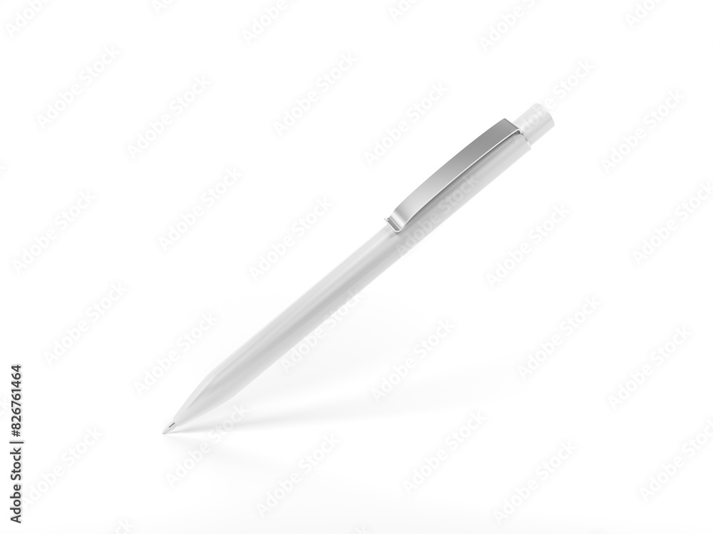 Pen isolated on white background. 3d illustration. Pen isolated on white background. 3d illustration.