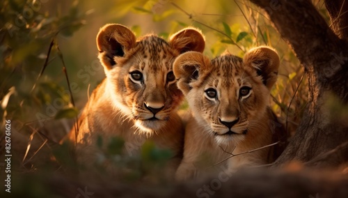 portrait of a lion cub © Master-L