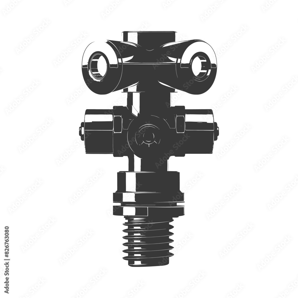 Silhouette piston double black color only Silhouette piston double black color only