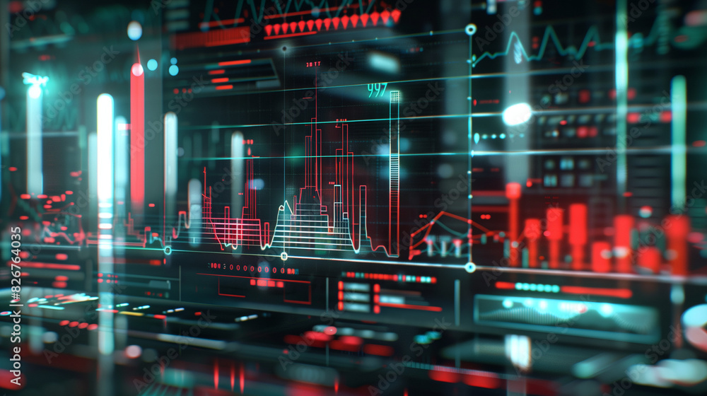 Sales Data Growth Analysis on Digital Background: Strategy and Growth Sales Data Growth Analysis on Digital Background: Strategy and Growth
