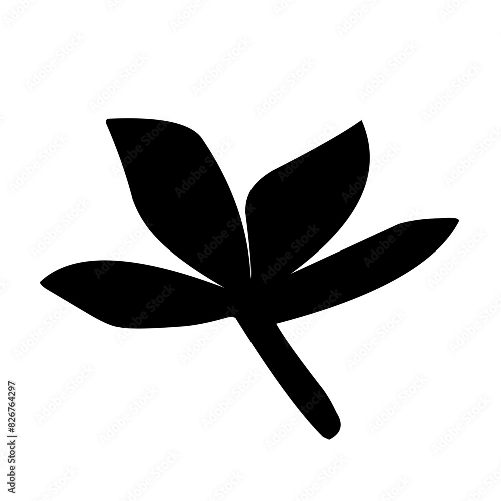 tropical leaf silhouette tropical leaf silhouette