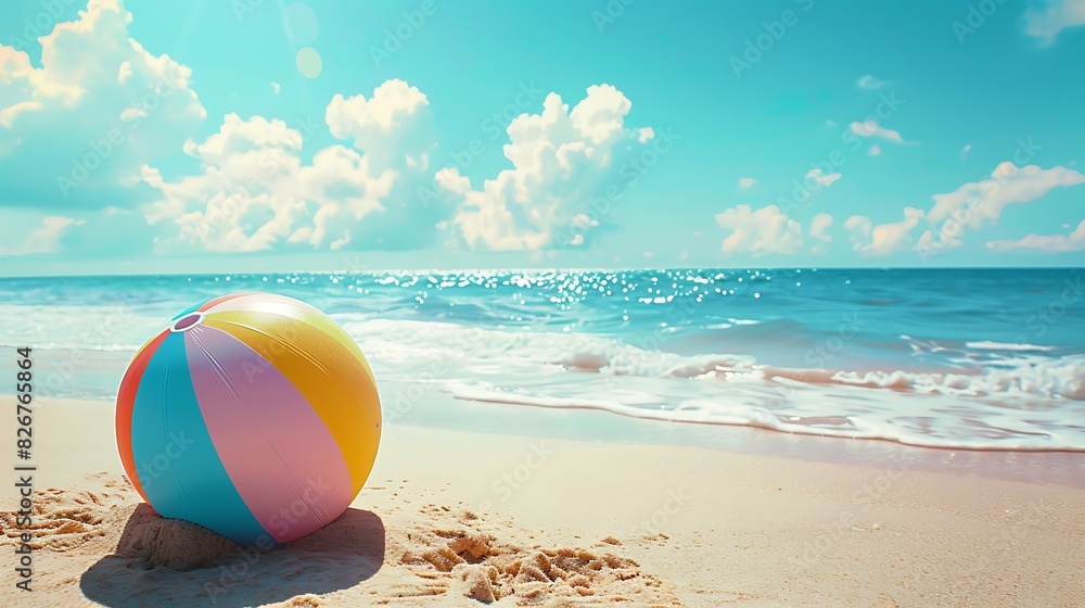 Obraz premium vacation, water, background, sea, summer, sand, ocean, sun, blue, beach, travel, relax, tropical, nature, sunny, paradise, resort, seascape, shore, tropics, holiday, sky, coast, landscape, season, tou