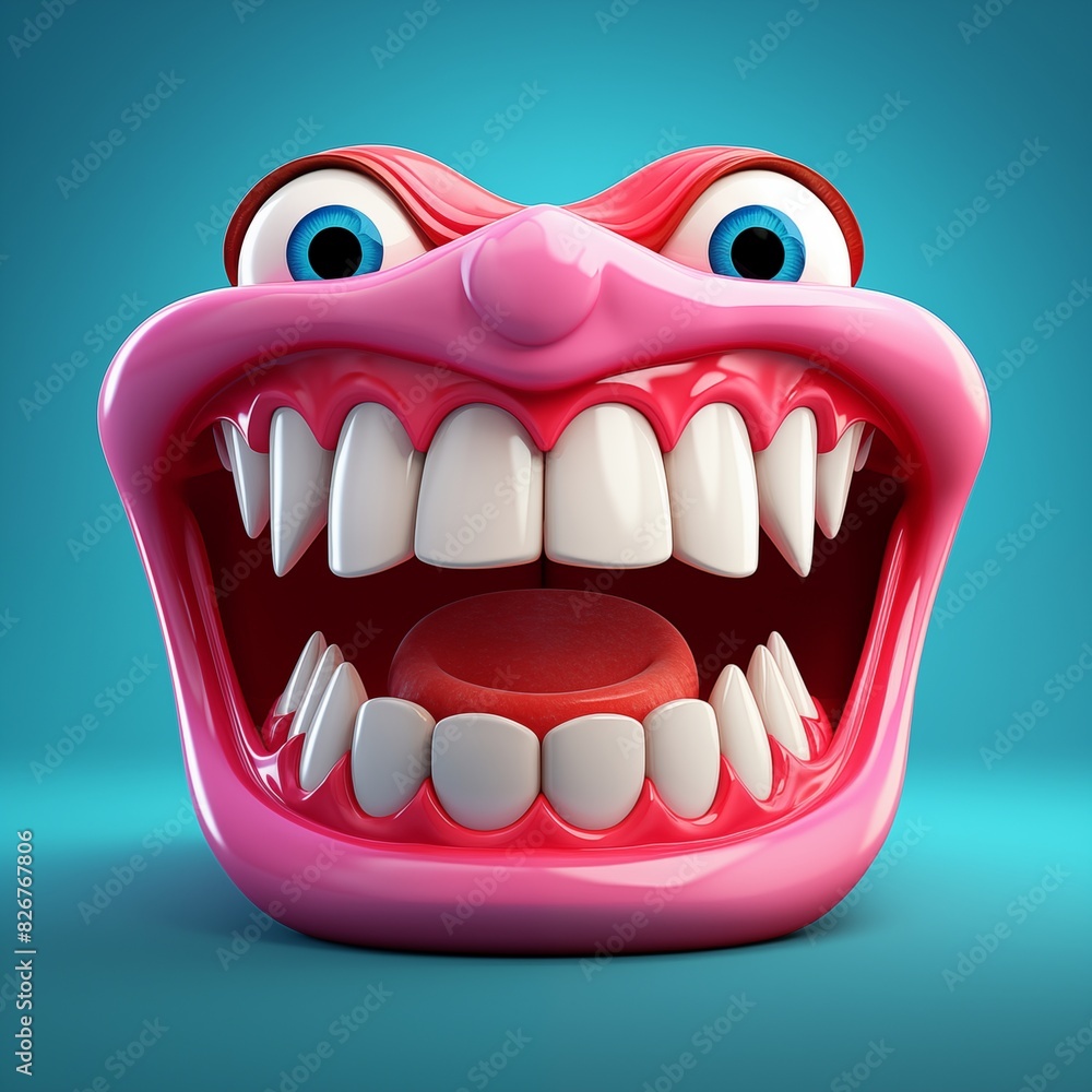 Naklejka premium Scary monster