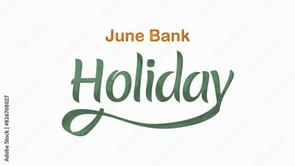 June Bank Holiday Text Animation. Great for June Bank Holiday Celebrations, for banner, social media feed wallpaper stories. June Bank Holiday Text Animation. Great for June Bank Holiday Celebrations, for banner, social media feed wallpaper stories.
