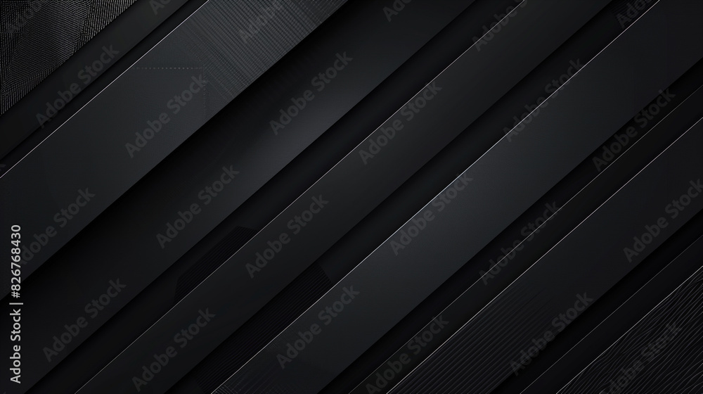 Dark deep black dynamic abstract background with diagonal lines premium gradient black background. Dark deep black dynamic abstract background with diagonal lines premium gradient black background.