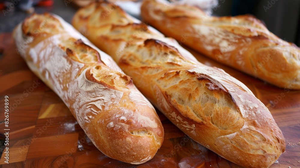 French Baguette: Crispy and Classic French Baguette: Crispy and Classic