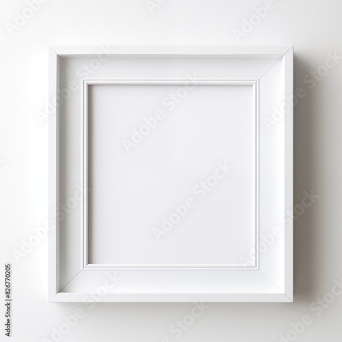 White wood frame