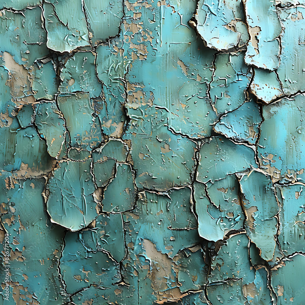 Coarse Concrete Canvas: Vibrant Turquoise Hues and a Lively Celebration Coarse Concrete Canvas: Vibrant Turquoise Hues and a Lively Celebration