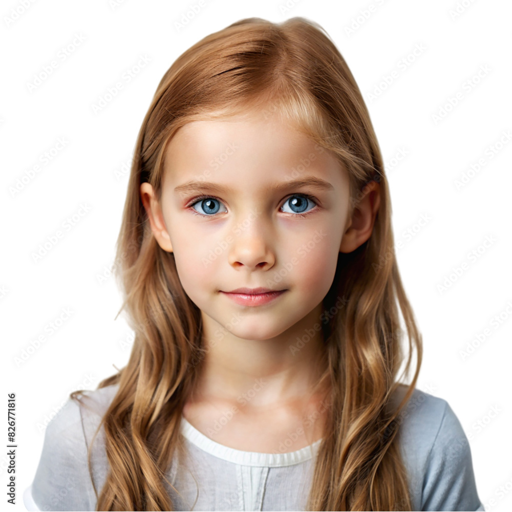 portrait girl Isolated on transparent background portrait girl Isolated on transparent background